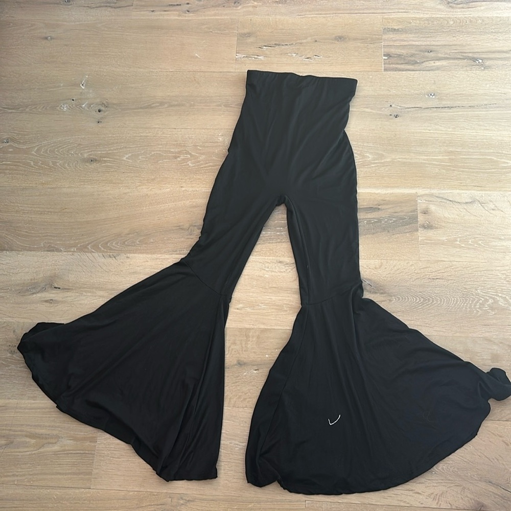bumpsuit flared pants size small maternity